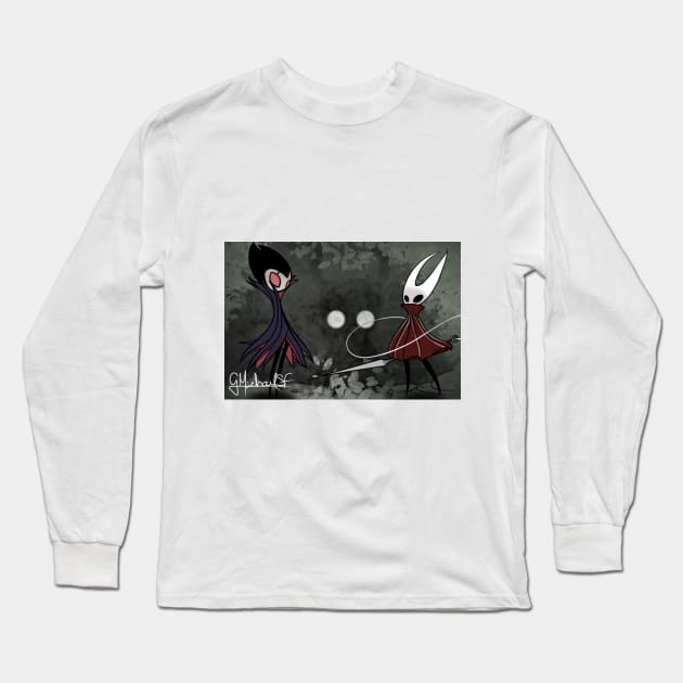 Hollow Knight, Hornet, Grimm (Fan Art) Long Sleeve T-Shirt by GMICHAELSF